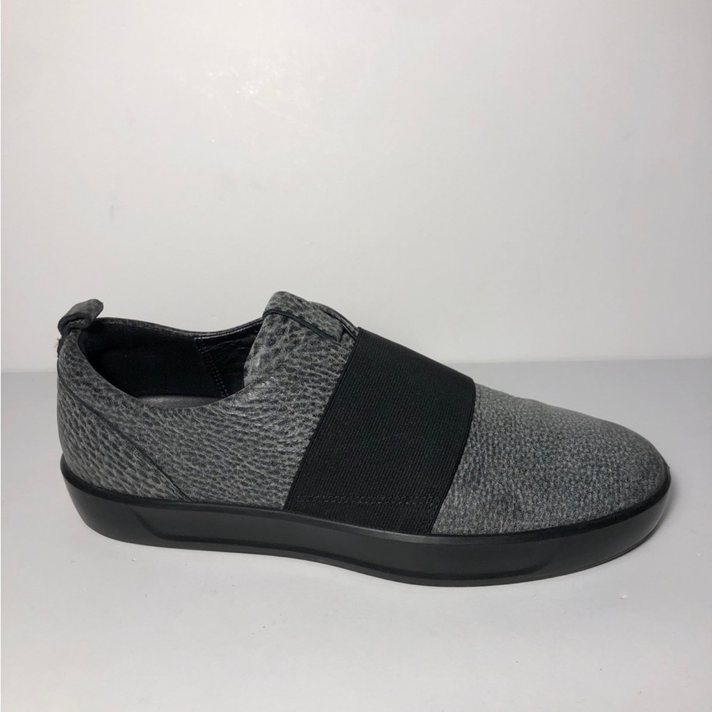 Ecco Soft 8 Band Low Sneakers Leather Shoes Slip on 41 / US 10